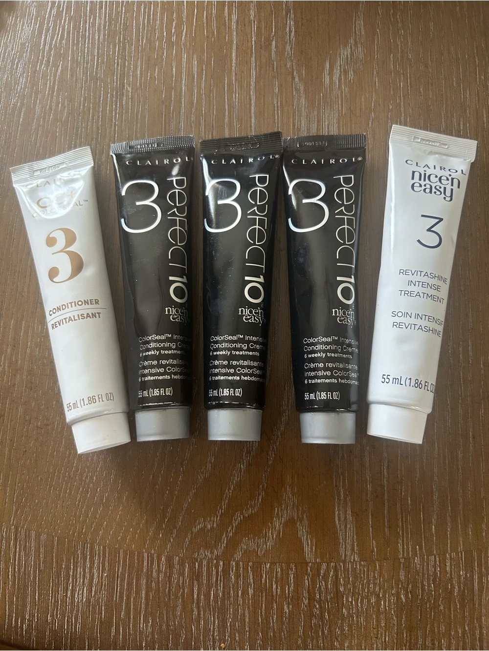 NEW Set of 5 Clairol Nice'n Easy Perfect 10 CC+ Colorseal Treatment Conditioner